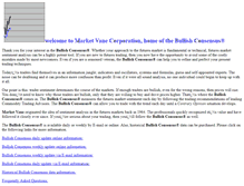 Tablet Screenshot of marketvane.net
